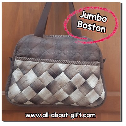 Jumbo Boston ผ้าญี่ปุ่น ด้านหน้า