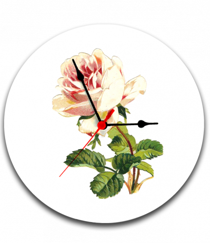 นาฬิกาพิมพ์ภาพ Rose&amp;vintage