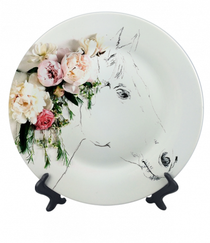 จานพิมพ์ลาย Love this Dish&amp;Plate