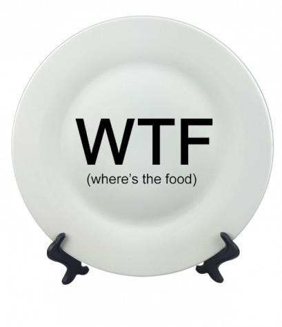 จานพิมพ์ลาย WTF Dish&amp;Plate