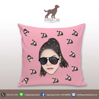 หมอนอิงหน้าคน