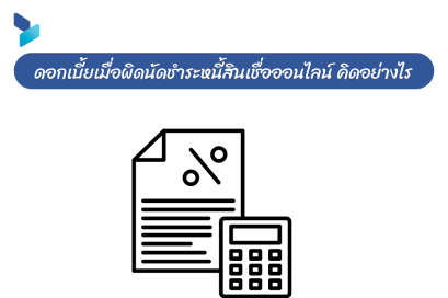 ดอกเบี้ยเมื่อผิดนัดชำระหนี้สินเชื่อออนไลน์ คิดอย่างไร