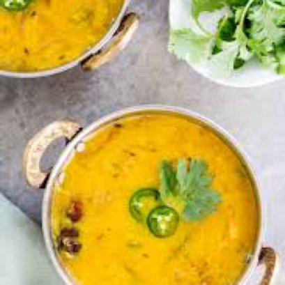 Daal soup - lentil soup with herb and indian spice