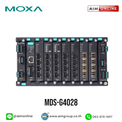 MOXA รุ่น MDS-G4028