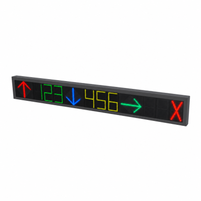 HIKVISION รุ่น DS-TVL121-9-5D จอ LED นำทางที่จอดรถ