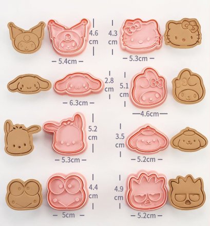 ชุดพิมพ์คุกกี้แบบมีลาย