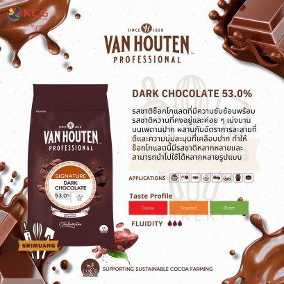 Van Houten Dark Chocolate 53% 1 kg