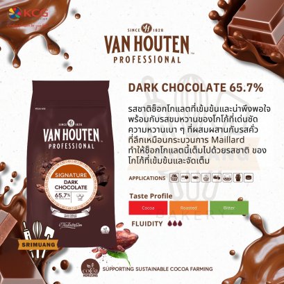 Van Houten Dark Chocolate 65.7% 1 kg