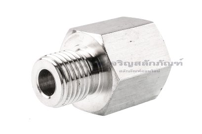 ข้อต่อตรงสแตนเลส (เกลียวนอก x เกลียวใน) M14x1.5 x 3/8" ข้อต่อลด-ข้อต่อเพิ่ม