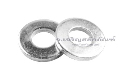 แหวนอีแปะ M16 เหล็กชุบซิงค์ขาว รุ่นหนาพิเศษ (16-50-8)