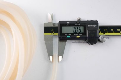 ซิลิโคนเส้นกลมตัน ขนาด 7 มิล