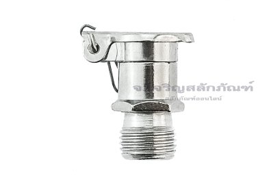 กาหยอดน้ำมัน ฝาสปริง ทองเหลืองชุบ แบบตรง Spring Grease Oil Cup ความโตถ้วย 10 mm ยาว 21.6 mm ขนาดเกลียว M10x1.0