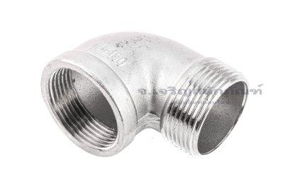 ข้อต่องอ 90°สแตนเลส ผม. (เกลียวนอก x เกลียวใน) 1.1/4"x1.1/4"
