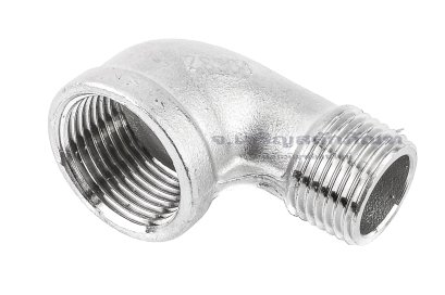 ข้อต่องอ 90&deg;สแตนเลส ผม. (เกลียวนอก x เกลียวใน) 1/2"x3/4" ข้อต่อลด-ข้อต่อเพิ่ม