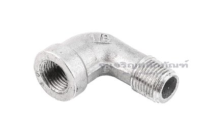 ข้อต่องอ 90°สแตนเลส ผม. (เกลียวนอก x เกลียวใน) 1/8"x1/8"