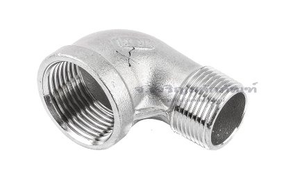 ข้อต่องอ 90°สแตนเลส ผม. (เกลียวนอก x เกลียวใน) 3/4"x1" ข้อต่อลด-ข้อต่อเพิ่ม