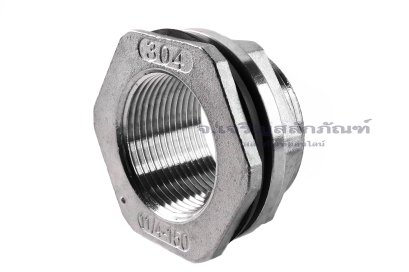 ข้อต่อจับถังสแตนเลส ทำรูให้เป็นเกลียวใน ขนาด 1.1/4"-11 BSP