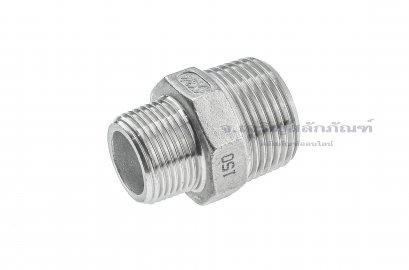 ข้อต่อตรงลด ข้อต่อเพิ่ม สแตนเลส (เกลียวนอก x เกลียวนอก) ขนาด 1&quot; x 3/4&quot;