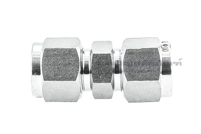 ข้อต่อตรงตาไก่สแตนเลสเกรด 316 (เสียบสาย x เสียบสาย) 10 x 10 mm