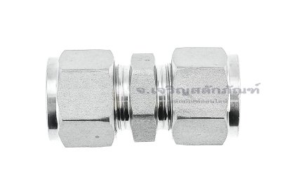 ข้อต่อตรงตาไก่สแตนเลสเกรด 316 (เสียบสาย x เสียบสาย) 14 x 14 mm