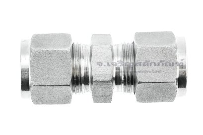 ข้อต่อตรงตาไก่สแตนเลสเกรด 316 (เสียบสาย x เสียบสาย) 1/2" x 1/2" (12.7 x 12.7 mm)