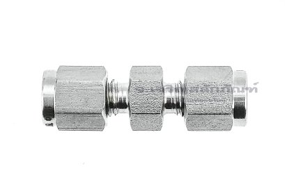 ข้อต่อตรงตาไก่สแตนเลสเกรด 316 (เสียบสาย x เสียบสาย) 1/8&quot; x 1/8&quot; (3.175 x 3.175 mm)