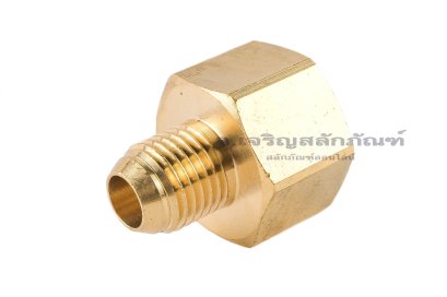 ข้อต่อตรงทองเหลือง (เกลียวนอก x เกลียวใน) M14x1.5 x M22x1.5