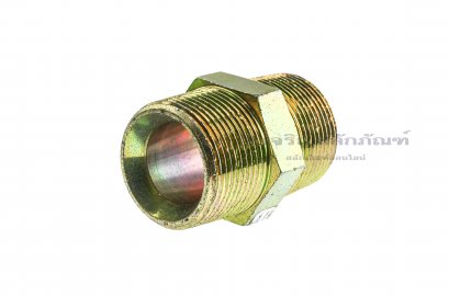 ข้อต่อตรงนิปเปิ้ล เหล็กหนา-งานแรงดัน (เกลียวนอก x เกลียวนอก) ขนาด 1.1/4&quot; x 1.1/4&quot;