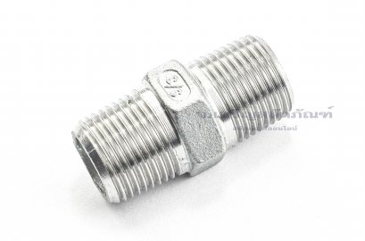 ข้อต่อตรงนิปเปิ้ล (เกลียวนอก x เกลียวนอก) ขนาด 3/8&quot; x 3/8&quot;