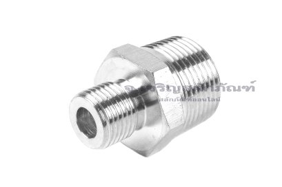 ข้อต่อตรงลด ข้อต่อเพิ่ม สแตนเลส (เกลียวนอก x เกลียวนอก) ขนาด 3/4" x M16x1.5