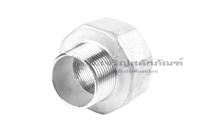 ข้อต่อตรงสแตนเลส 304 (เกลียวนอก x เกลียวใน) 1.1/4" x 2" ข้อต่อลด-ข้อต่อเพิ่ม