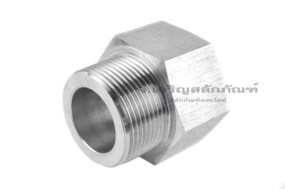 ข้อต่อตรงสแตนเลส (เกลียวนอก x เกลียวใน) 1.1/4"-11.5 NPT x 1.1/4"-11 BSPF ข้อต่อแปลง