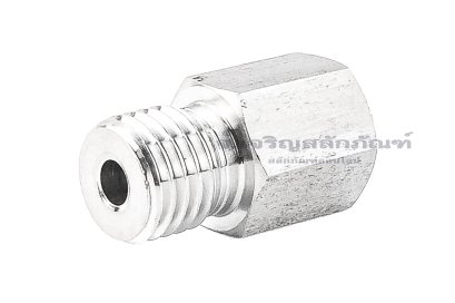ข้อต่อตรงสแตนเลส (เกลียวนอก x เกลียวใน) M12x1.5 x 1/8&quot; ข้อต่อลด-ข้อต่อเพิ่ม