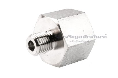 ข้อต่อตรงสแตนเลส (เกลียวนอก x เกลียวใน) M14x1.5 x 3/4"-14 BSPF ข้อต่อลด-ข้อต่อเพิ่ม