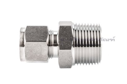ข้อต่อตาไก่สแตนเลสเกรด 316 (เกลียวนอก x เสียบสาย) 3/4"-14 NPT x 1/2"