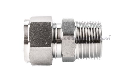 ข้อต่อตาไก่สแตนเลสเกรด 316 (เกลียวนอก x เสียบสาย) 3/4"-14 NPT x 3/4"