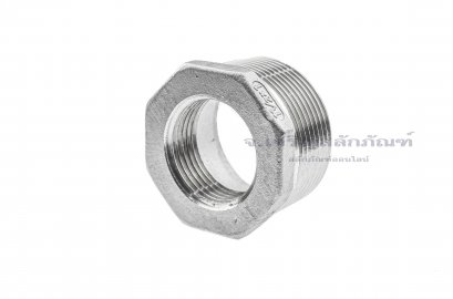 ข้อต่อลดเหลี่ยมสแตนเลส (เกลียวนอก x เกลียวใน) ขนาด 1.1/2&quot; x 1&quot;