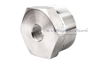 ข้อต่อลดเหลี่ยมสแตนเลส (เกลียวนอก x เกลียวใน) ขนาด 2"-11.5 NPT x 1/2"-14 NPT
