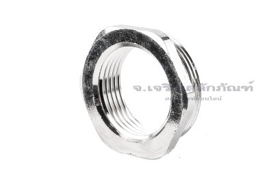 ข้อต่อลดเหลี่ยมสแตนเลส (เกลียวนอก x เกลียวใน) ขนาด M32x1.5 x 3/4&quot; รุ่นเตี้ย