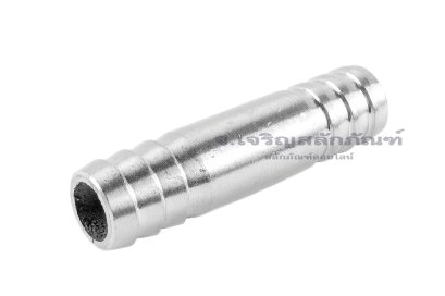 ข้อต่อหางไหลเสียบสายสแตนเลส แบบตรงเสียบสายสองข้าง ขนาด 14 x 14 mm
