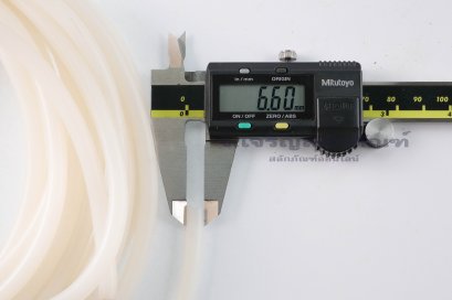 ซิลิโคนเส้นกลมตัน ขนาด 6.5 มิล
