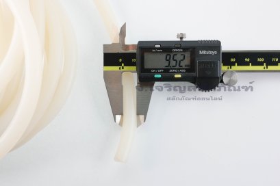 ซิลิโคนเส้นกลมตัน ขนาด 9.5 มิล