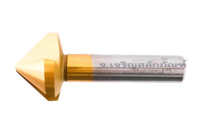 ดอกคว้านหัวเตเปอร์แบบ 3 ฟัน Countersink ขนาด 30 mm Gold แกน 12 mm