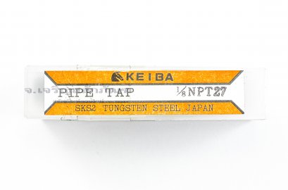 ดอกต๊าปเกลียว 2 ตัวชุด KEIBA 1/8&quot; NPT เกลียว 27 อย่างดี