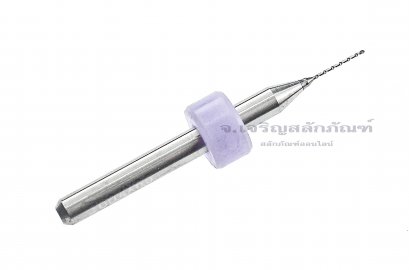 ดอกสว่านจิ๋วแกนโตเจาะเหล็ก 0.4 mm