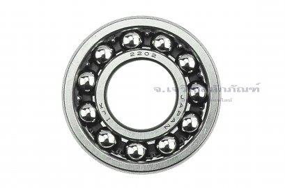 ตลับลูกปืนเม็ดกลมสองแถวปรับแนวเองได้ IJK เบอร์ 2202 ขนาด 15-35-14
