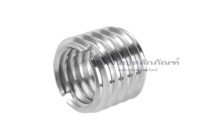 ตัวหนอนซ่อมเกลียวสแตนเลส เกลียวในขนาด M10x1.5 เกลียวนอกขนาด M12x1.75 ความยาว 10 mm