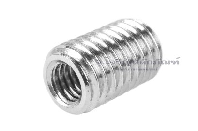 ตัวหนอนซ่อมเกลียวสแตนเลส เกลียวในขนาด M6x1.0 เกลียวนอกขนาด M10x1.5 ความยาว 15 mm