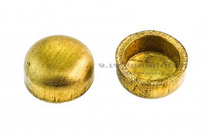 ตาน้ำทองเหลือง-ฝาอุดปิด  ขนาด 12x6.6 mm