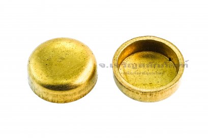 ตาน้ำทองเหลือง-ฝาอุดปิด  ขนาด 18x6.5 mm